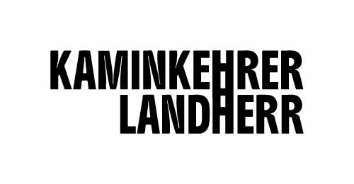 Logo Kaminkehrer Landherr Schwarz in Schwarz